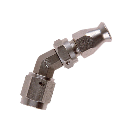 Goodridge AN-02 45 Forged Female Double Swivel Stainless Fitting