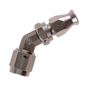Goodridge AN-08 45 Forged Female Double Swivel Stainless Fitting